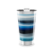 Copo Térmico - Azul Listrado Inox