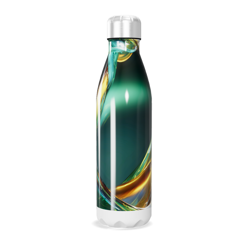 Garrafa Inox - Estampa Abstrata Colorida