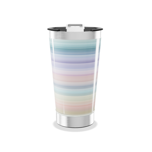 Copo Térmico - Listras Multicoloridas