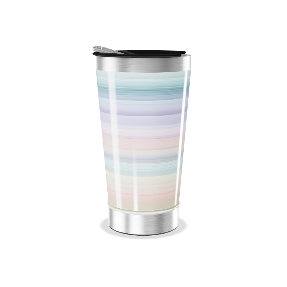 Copo Térmico - Listras Multicoloridas