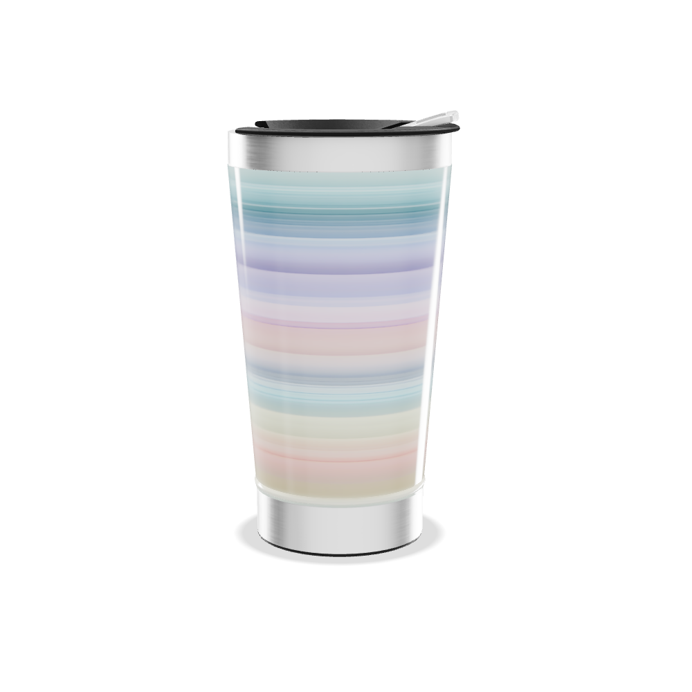 Copo Térmico - Listras Multicoloridas