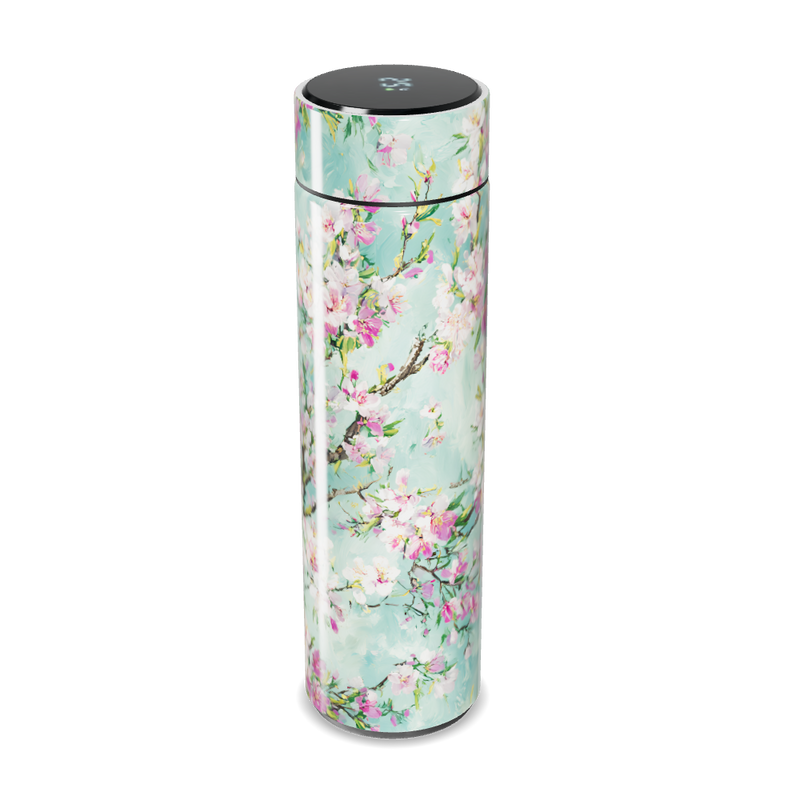 Garrafa Térmica Touch - Floral Azul Pastel