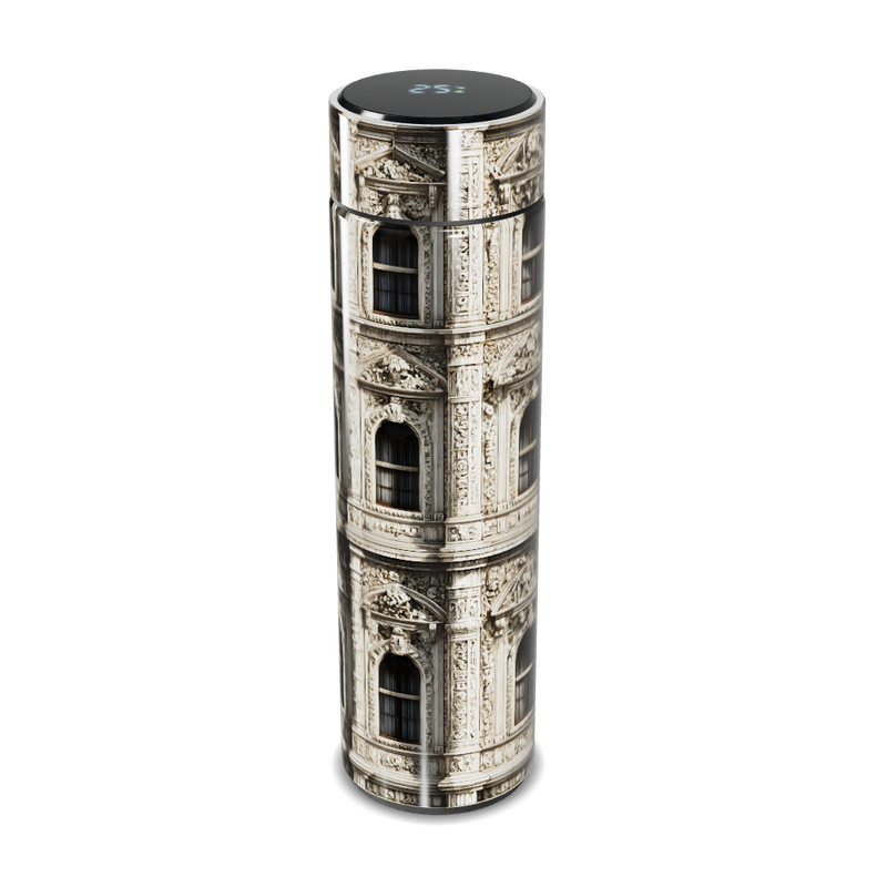 Garrafa Térmica Touch - Estampa Arquitetônica