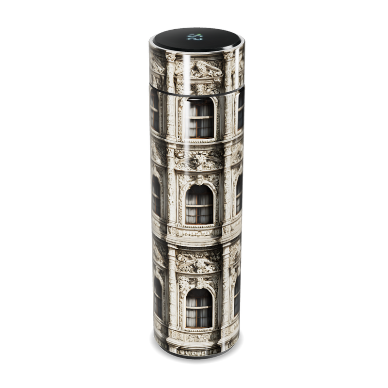 Garrafa Térmica Touch - Estampa Arquitetônica