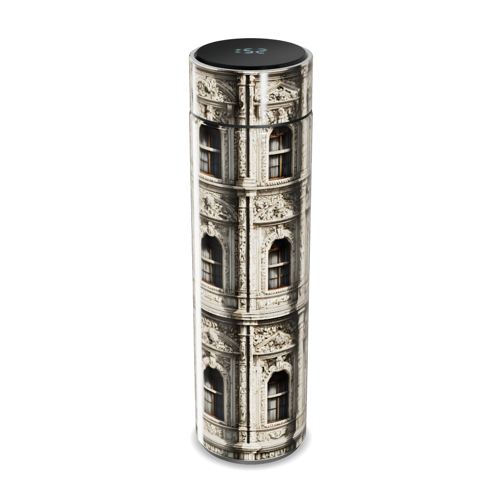 Garrafa Térmica Touch - Estampa Arquitetônica