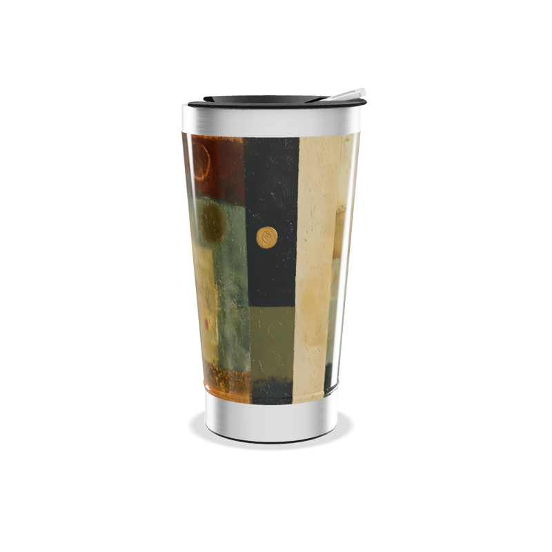 Copo Térmico - Abstrato Multicolorido