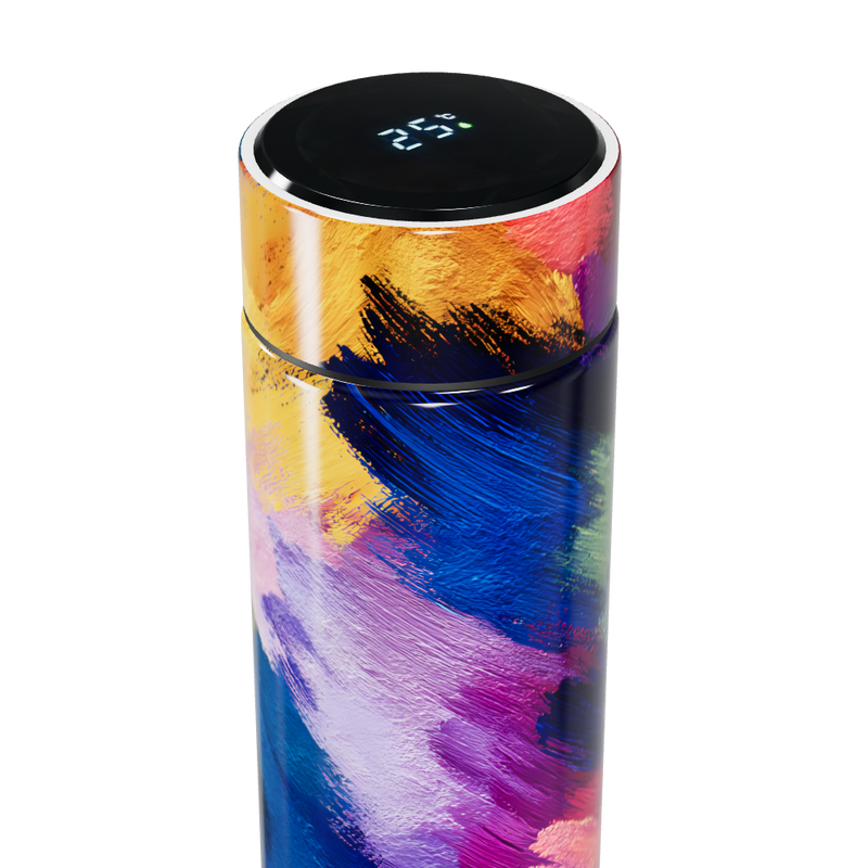 Garrafa Térmica Touch - Estampa Colorida