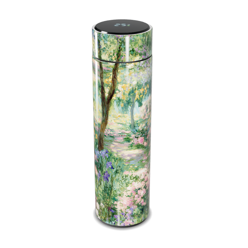 Garrafa Térmica Touch - Estampa Jardim Florido