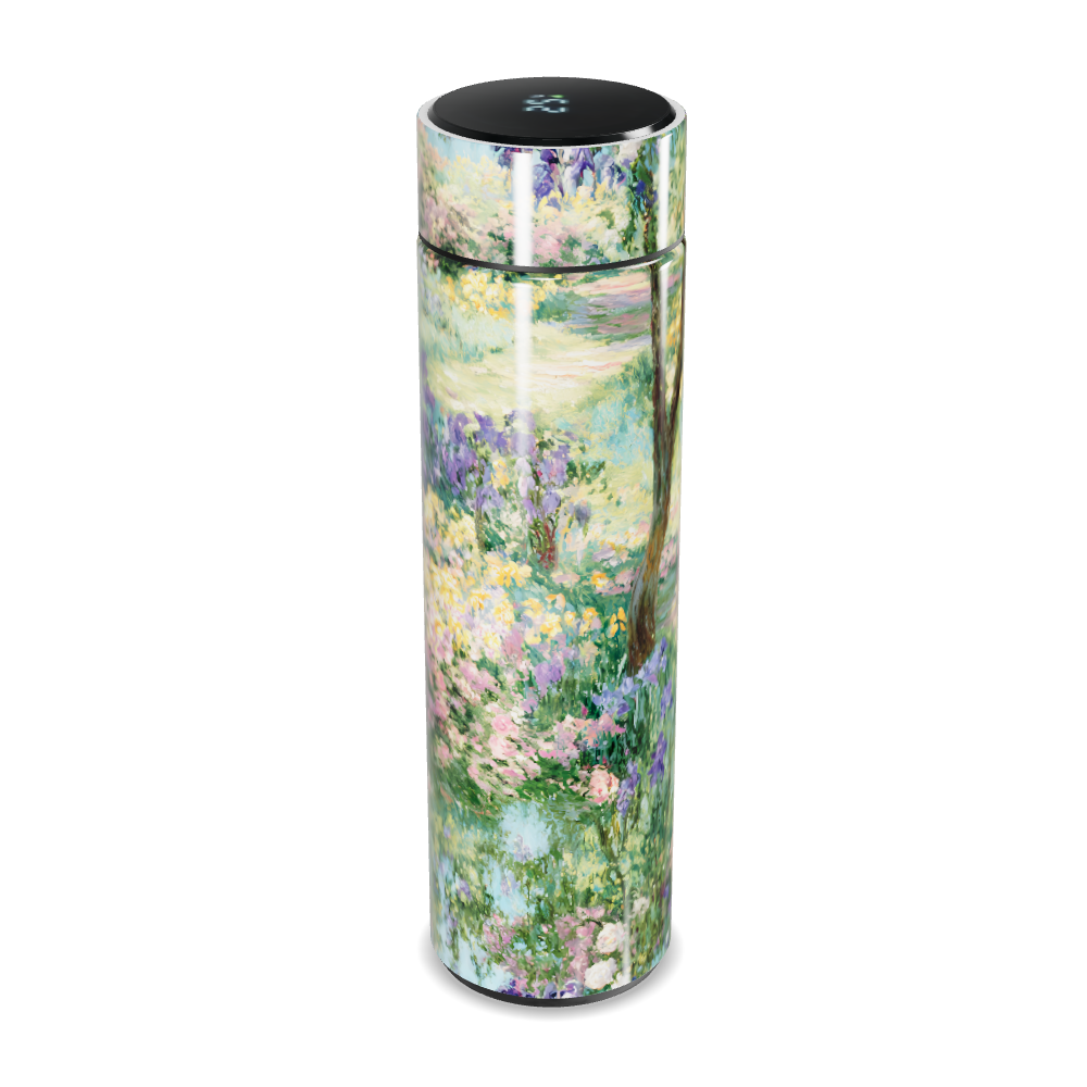 Garrafa Térmica Touch - Estampa Jardim Florido