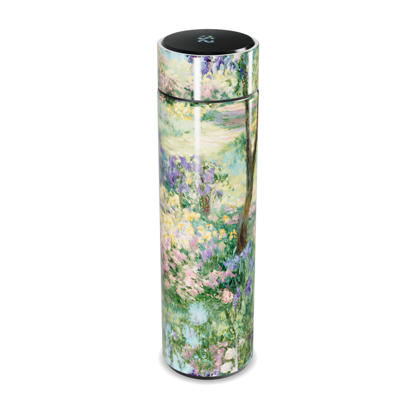 Garrafa Térmica Touch - Estampa Jardim Florido