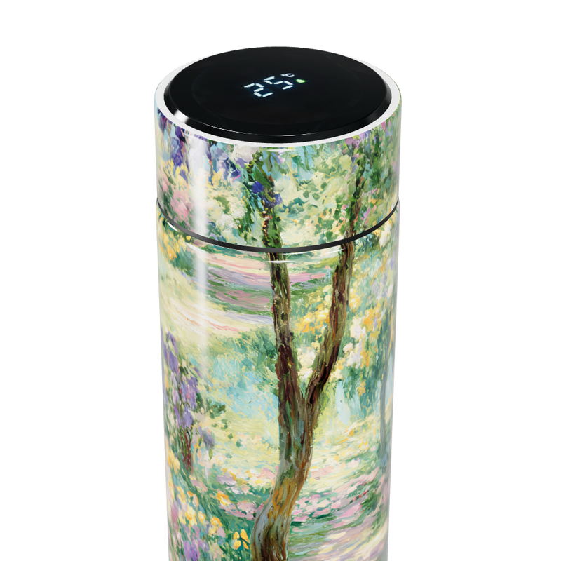 Garrafa Térmica Touch - Estampa Jardim Florido