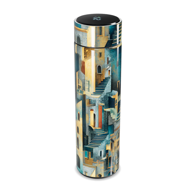 Garrafa Térmica Touch - Estampa Arquitetura