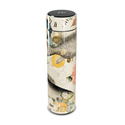 Garrafa Térmica Touch - Estampa Peixes Colorida