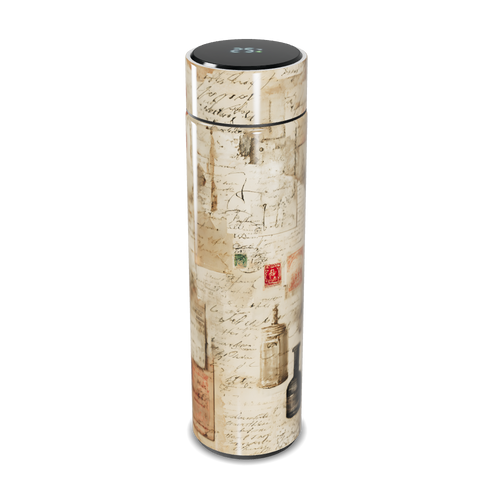 Garrafa Térmica Touch - Estampa Vintage