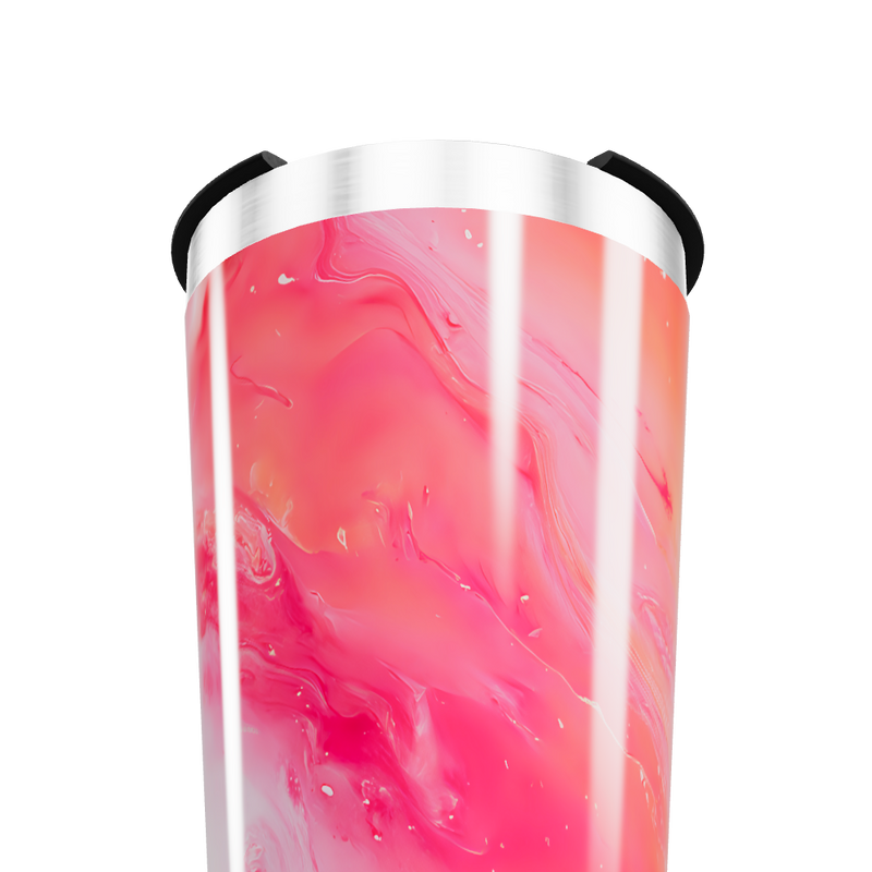 Copo Térmico - Rosa Marmorizado Inox