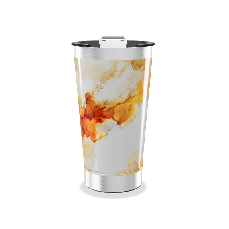 Copo Térmico - Estampa Abstrata Colorida