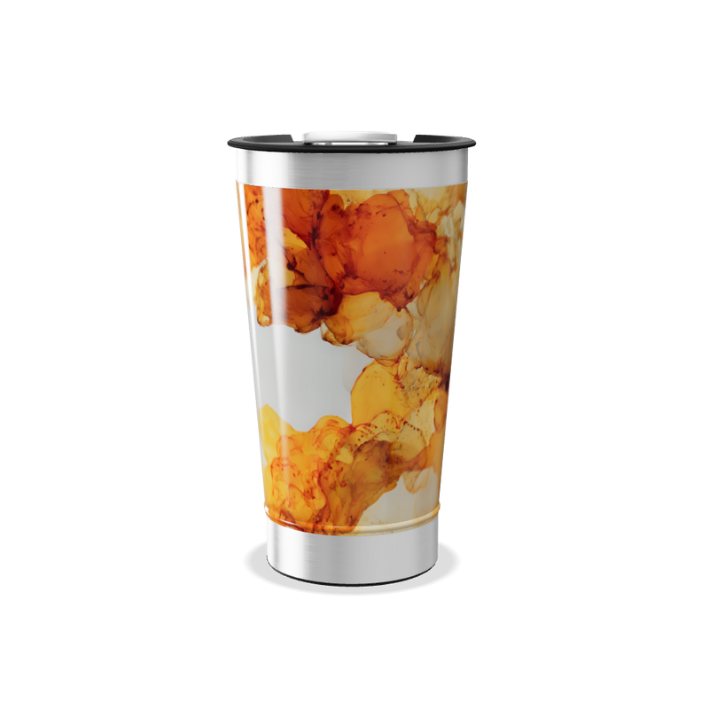Copo Térmico - Estampa Abstrata Colorida