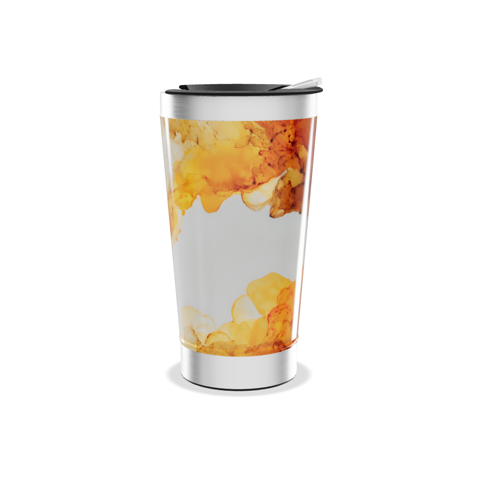 Copo Térmico - Estampa Abstrata Colorida