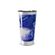 Copo Térmico - Estampa Azul Abstrata
