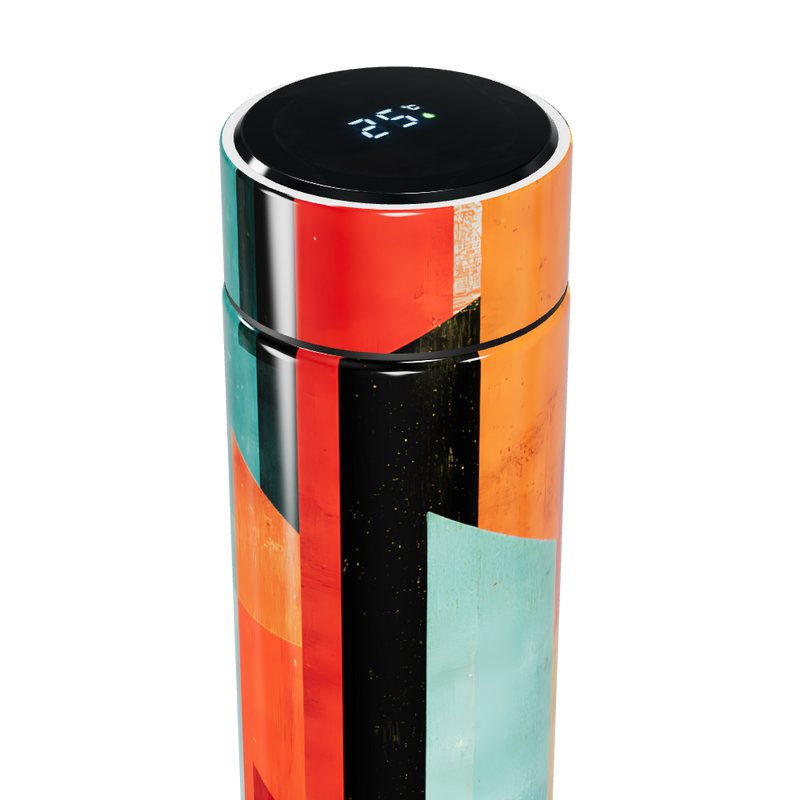Garrafa Térmica Touch - Colorida com Display Digital