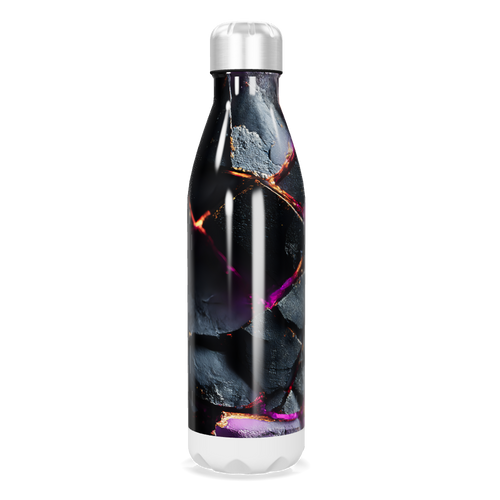 Garrafa Inox - Estampa Abstrata Colorida