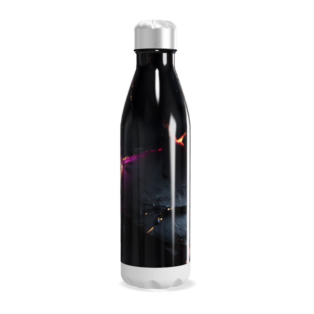 Garrafa Inox - Estampa Abstrata Colorida