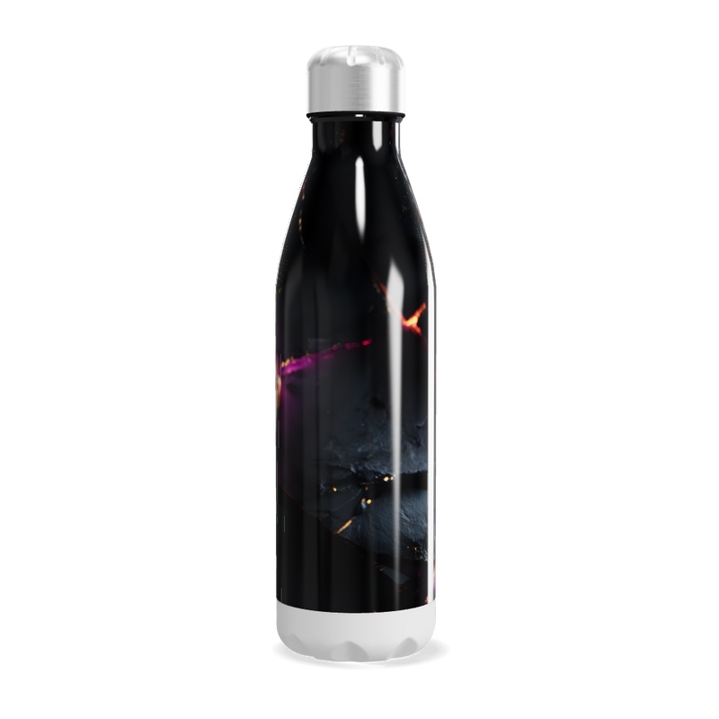 Garrafa Inox - Estampa Abstrata Colorida