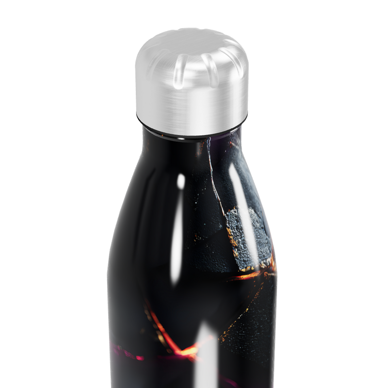 Garrafa Inox - Estampa Abstrata Colorida