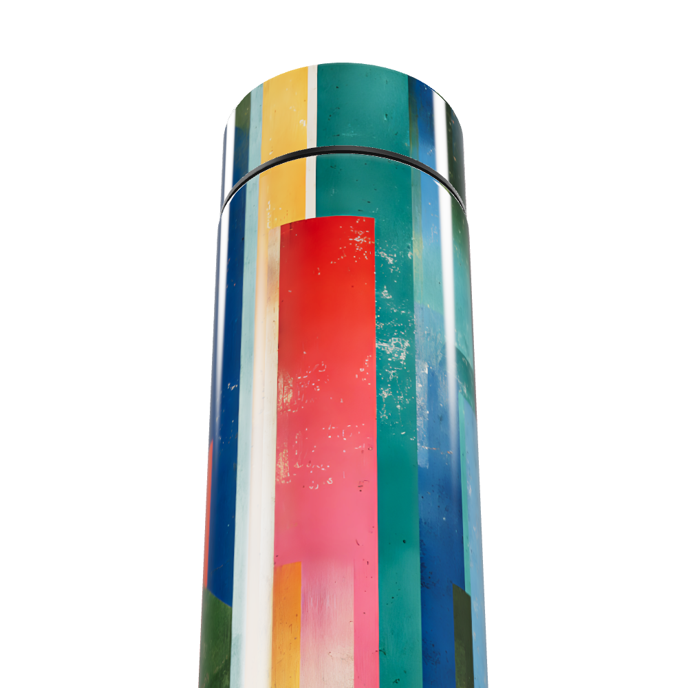 Garrafa Térmica Touch - Estampa Colorida