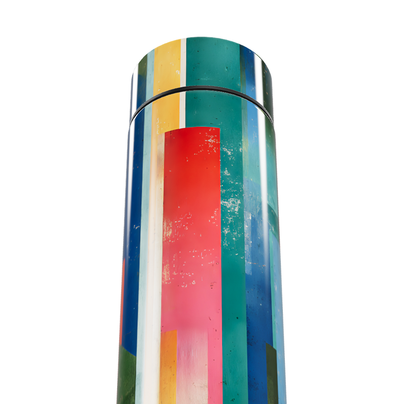 Garrafa Térmica Touch - Estampa Colorida