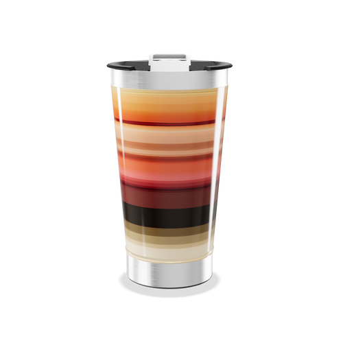 Copo Térmico - Listras Multicoloridas