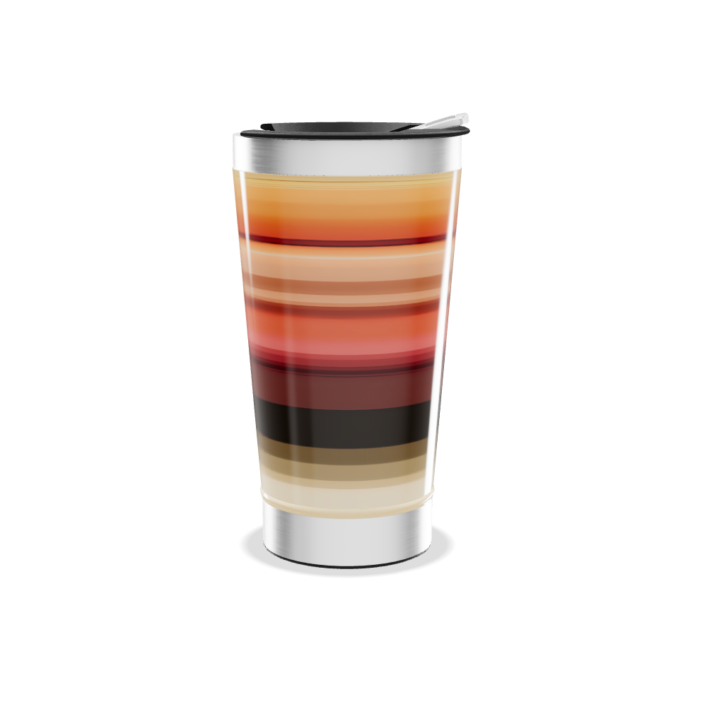 Copo Térmico - Listras Multicoloridas