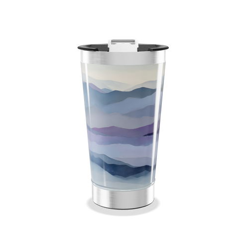 Copo Térmico - Estampa Montanhas Azul