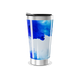 Copo Térmico - Azul com Estampa Abstrata