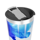 Copo Térmico - Azul com Estampa Abstrata