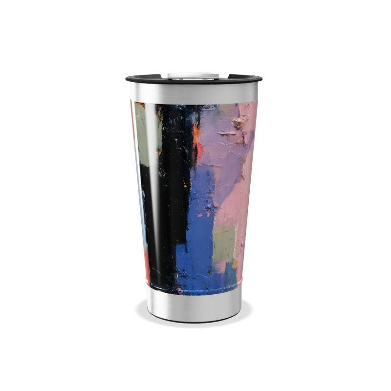 Copo Térmico - Estampa Abstrata Colorida