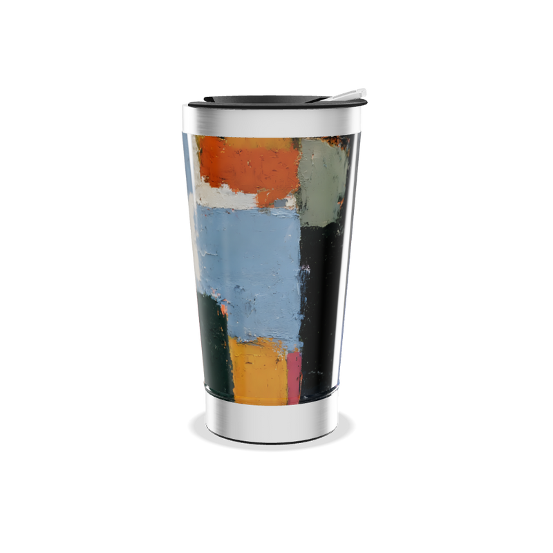 Copo Térmico - Estampa Abstrata Colorida