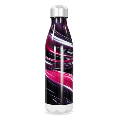 Garrafa Inox - Estampa Abstrata Rosa