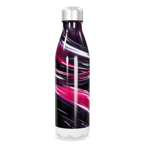 Garrafa Inox - Estampa Abstrata Rosa