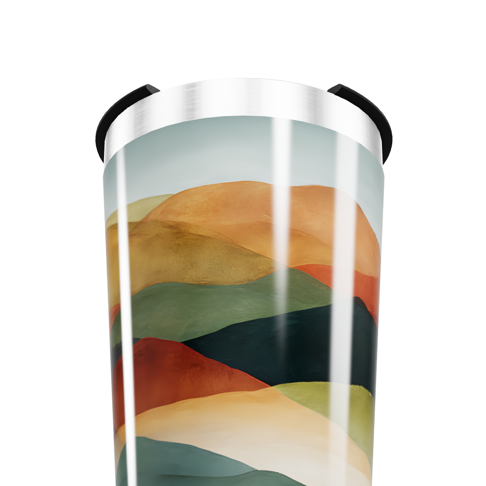 Copo Térmico - Estampa Montanhas Coloridas