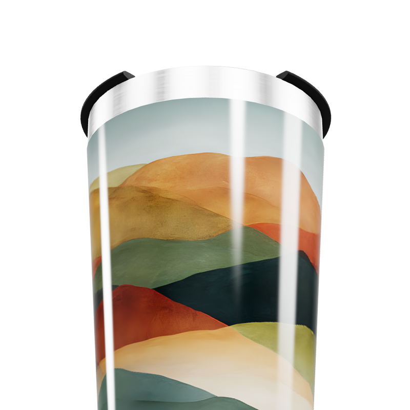 Copo Térmico - Estampa Montanhas Coloridas