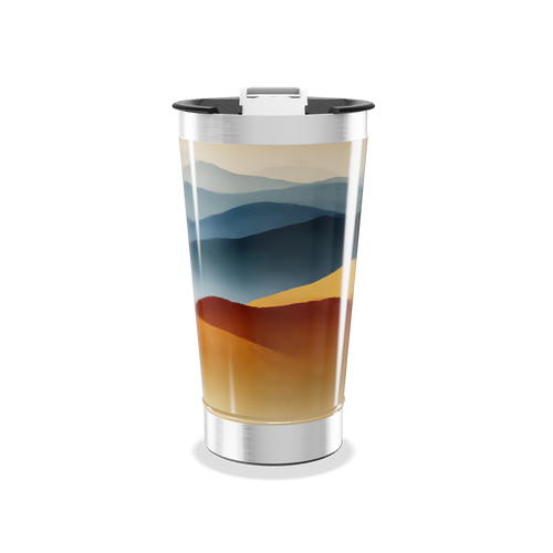 Copo Térmico - Paisagem Colorida Inox