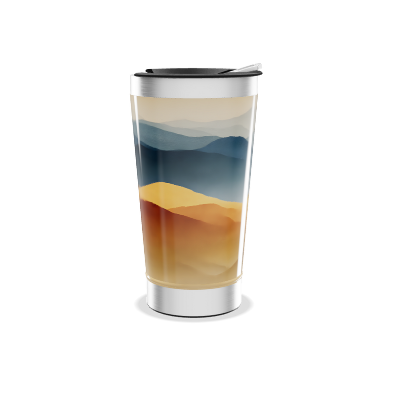 Copo Térmico - Paisagem Colorida Inox