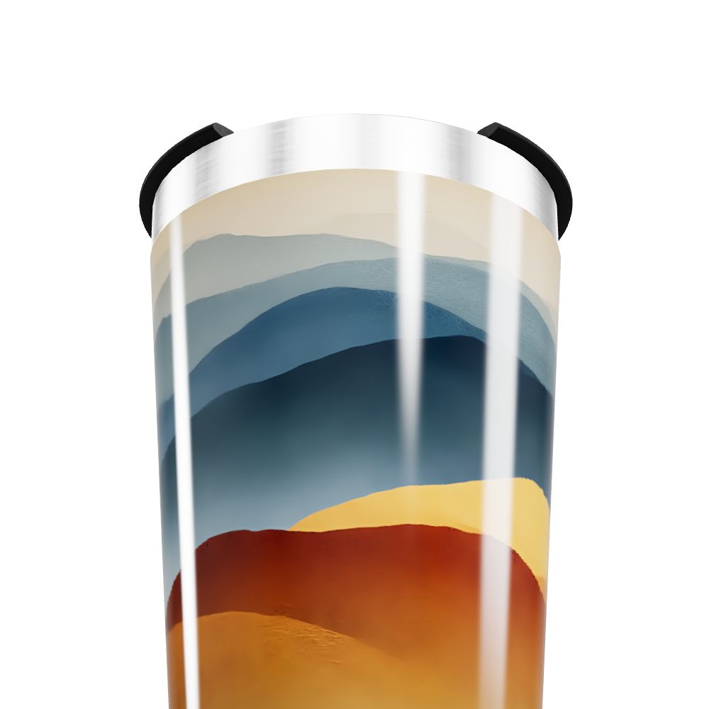 Copo Térmico - Paisagem Colorida Inox