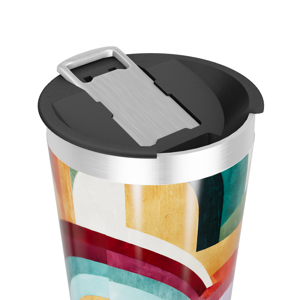 Copo Térmico - Arco-íris Metalizado