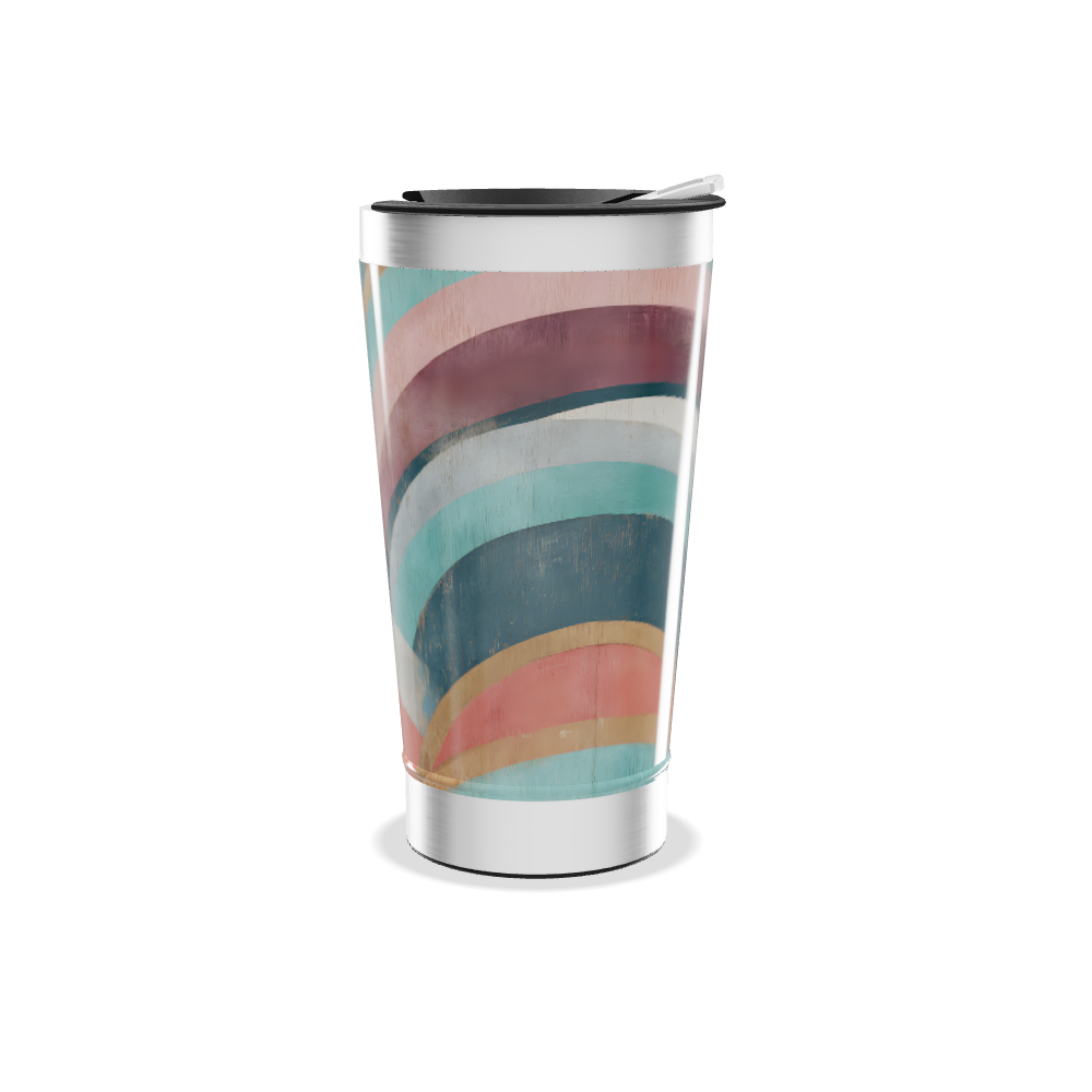 Copo Térmico - Estampa Colorida Vintage