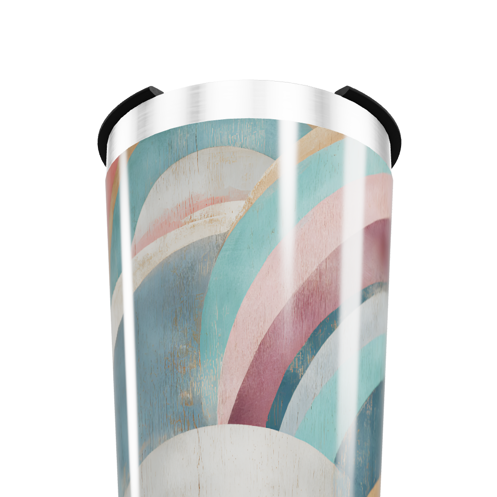 Copo Térmico - Estampa Colorida Vintage