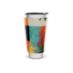 Copo Térmico - Estampa Colorida Abstrata