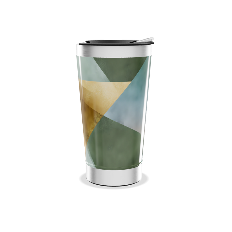 Copo Térmico - Aço Inox Estampa Abstrata