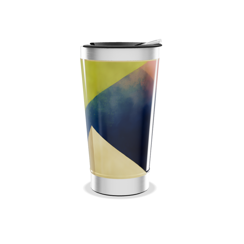 Copo Térmico - Arte Abstrata Colorida